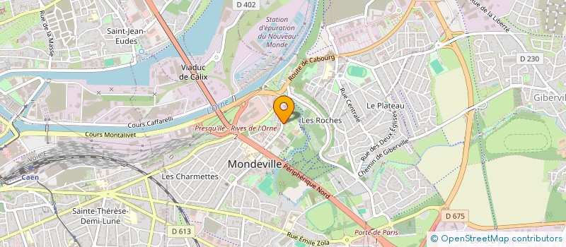 localisation de l'entreprise SCI ELSYL à MONDEVILLE