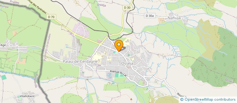 localisation de l'entreprise SCI ELSYLPAS  OSSEJA