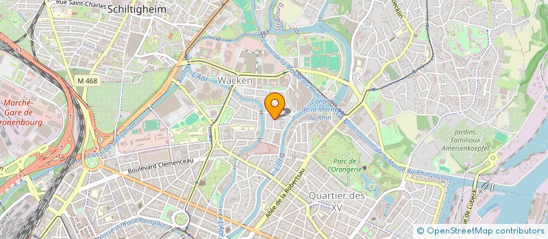 localisation de l'entreprise SCI ELT  STRASBOURG