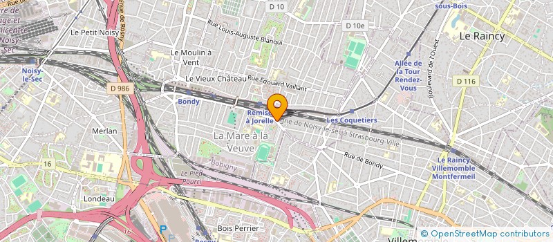 localisation de l'entreprise SCI ELT JUMEILLE  BONDY