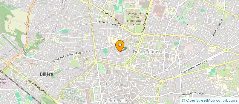 localisation de l'entreprise SCI ELUDE à LONS