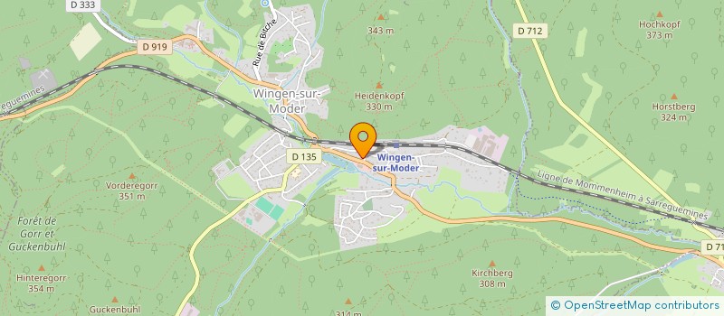 localisation de l'entreprise SCI ELUPIN  WEISLINGEN