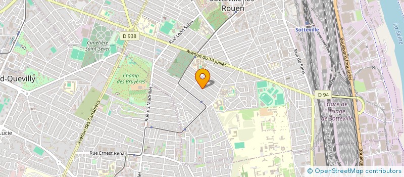 localisation de l'entreprise SCI ELUSINE CO  SOTTEVILLE-LES-ROUEN