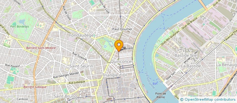 localisation de l'entreprise SCI ELV  BORDEAUX