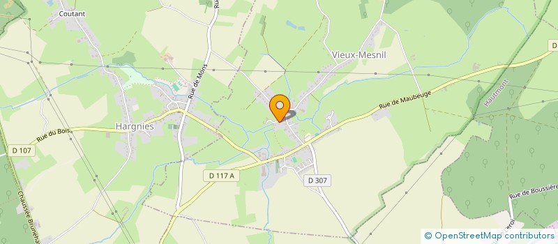 localisation de l'entreprise SCI ELVA  VIEUX-MESNIL