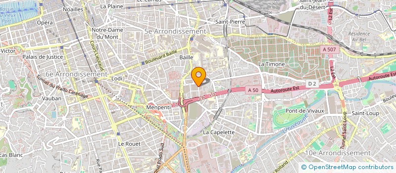 localisation de l'entreprise SCI ELVAMAX à MARSEILLE