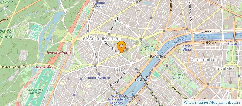 localisation de l'entreprise SCI ELVAROMA  PARIS