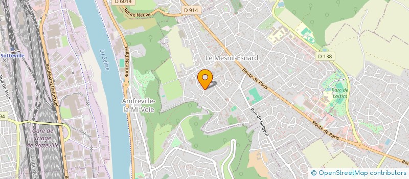 localisation de l'entreprise SCI ELVE  BONSECOURS