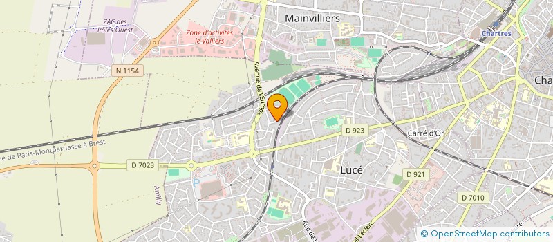localisation de l'entreprise SCI ELVE à LUCE