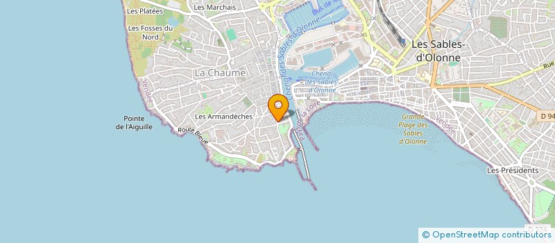 localisation de l'entreprise SCI ELVENA à BREM-SUR-MER