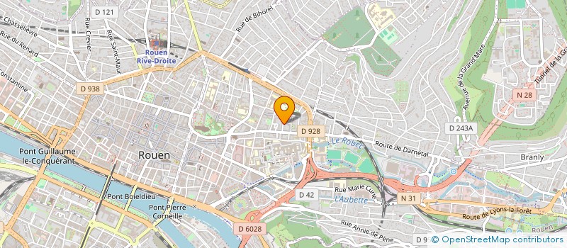 localisation de l'entreprise SCI ELVF à ROUEN