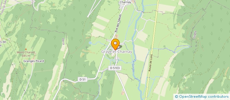 localisation de l'entreprise SCI ELVIDAO  GRAYE-ET-CHARNAY
