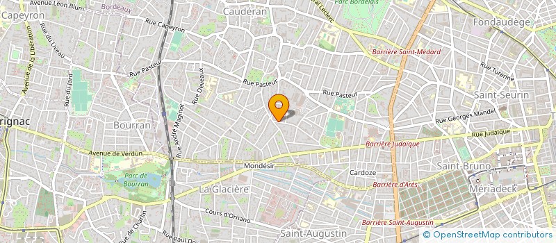 localisation de l'entreprise SCI ELVIDIA  BORDEAUX