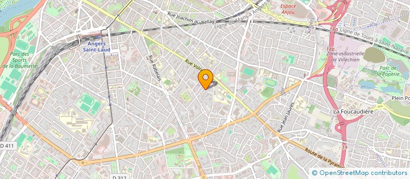 localisation de l'entreprise SCI ELVIS  MURS-ERIGNE