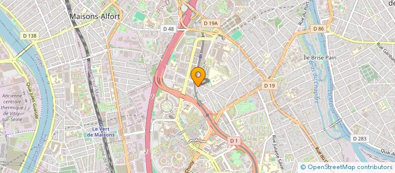 localisation de l'entreprise SCI ELYA à CRETEIL