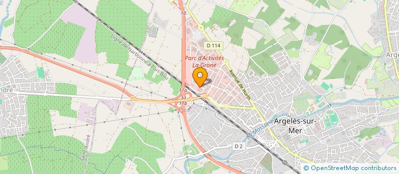 localisation de l'entreprise SCI ELYAARON à ARGELES-SUR-MER