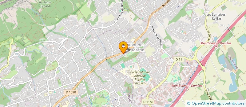 localisation de l'entreprise SCI ELYAB  MONTBONNOT-SAINT-MARTIN