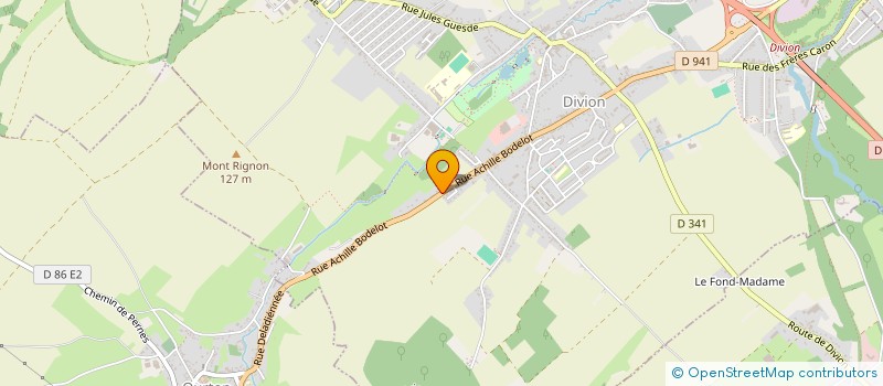 localisation de l'entreprise SCI ELYAD  DIVION