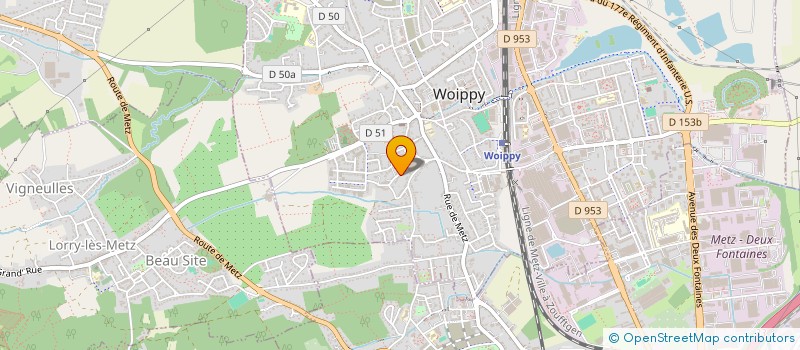 localisation de l'entreprise SCI ELYE à WOIPPY