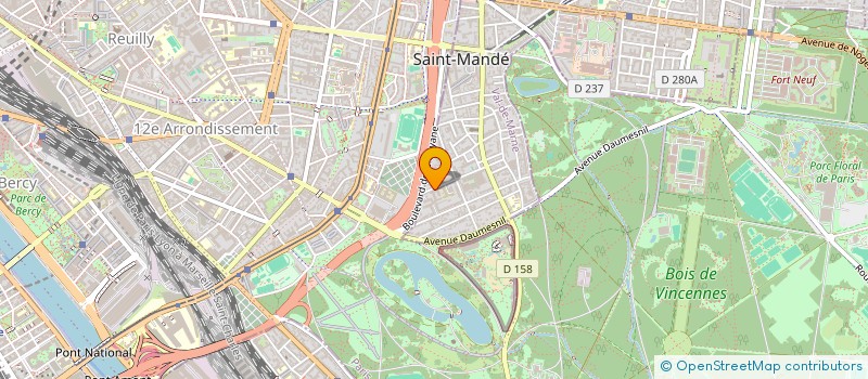 localisation de l'entreprise SCI ELYMAR à SAINT-MANDE