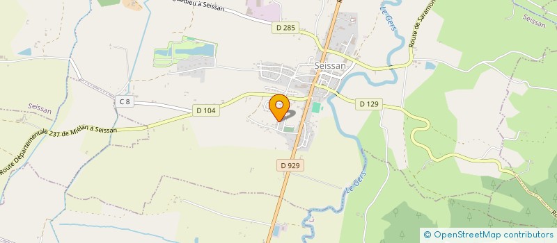 localisation de l'entreprise SCI ELYNE-ENZO  SEISSAN