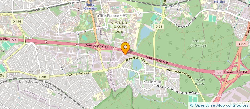 localisation de l'entreprise SCI ELYODE  EMERAINVILLE