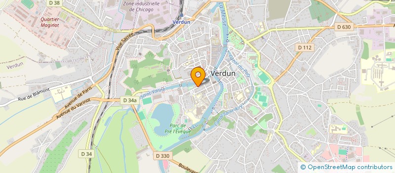 localisation de l'entreprise SCI ELYOTT PETRUS à VERDUN