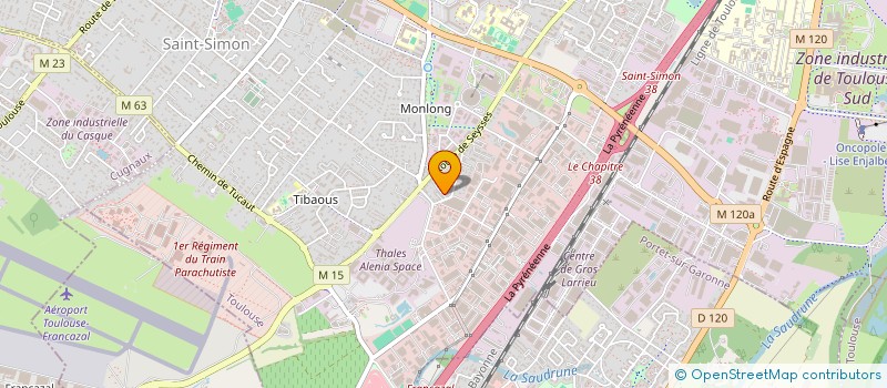 localisation de l'entreprise SCI ELYSA à TOULOUSE