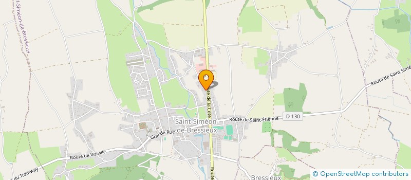 localisation de l'entreprise SCI ELYSAMBRE  SAINT-SIMEON-DE-BRESSIEUX