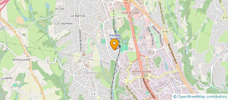 localisation de l'entreprise SCI ELYSEE  DARDILLY