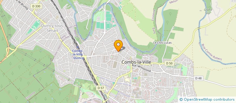 localisation de l'entreprise SCI ELYSEE  COMBS LA VILLE