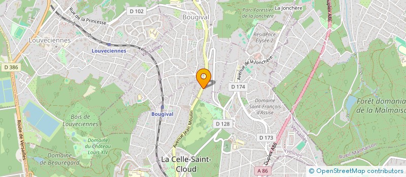 localisation de l'entreprise SCI ELYSEE  BOUGIVAL