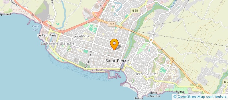 localisation de l'entreprise SCI ELYSEE à SAINT-PIERRE