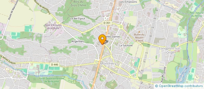 localisation de l'entreprise SCI ELYSEE RAINCY  MONTLHERY