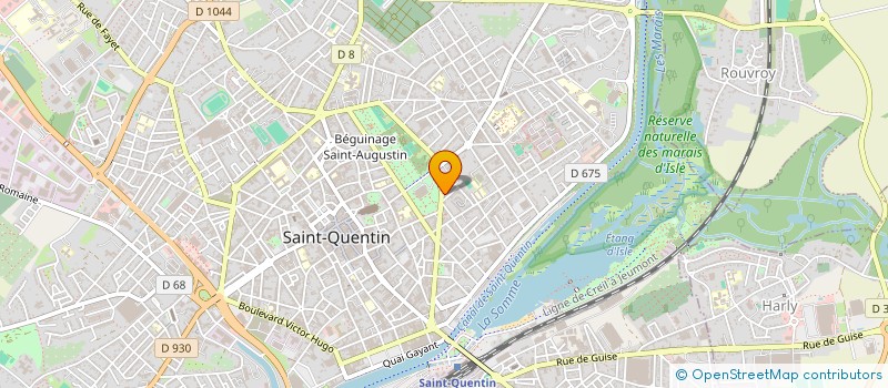 localisation de l'entreprise SCI ELYSEES à SAINT-QUENTIN