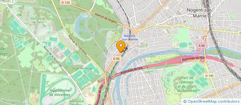 localisation de l'entreprise SCI ELYSIUM  NOGENT-SUR-MARNE