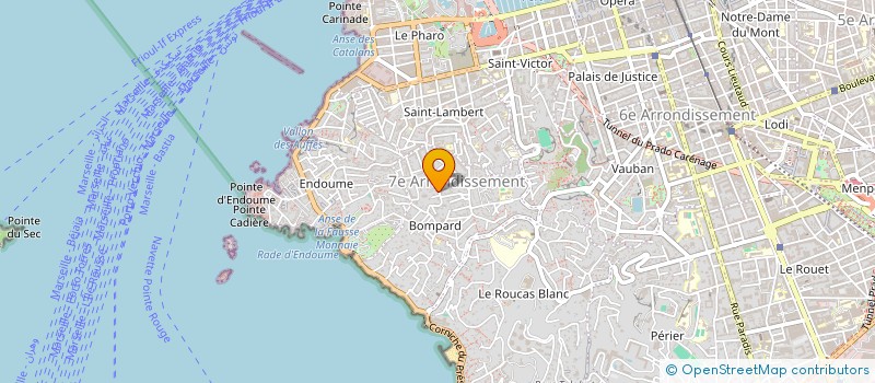localisation de l'entreprise SCI ELYSSA à MARSEILLE