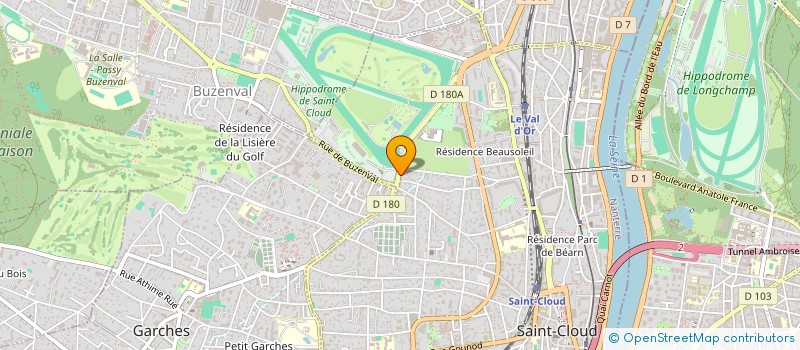 localisation de l'entreprise SCI ELYSSA à SAINT-CLOUD