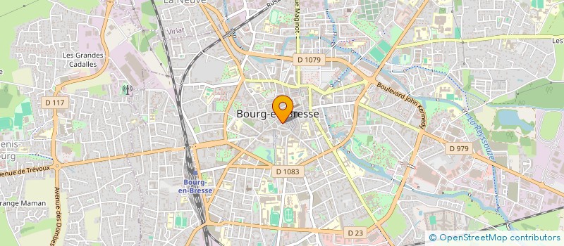 localisation de l'entreprise SCI ELYSSA à BOURG-EN-BRESSE