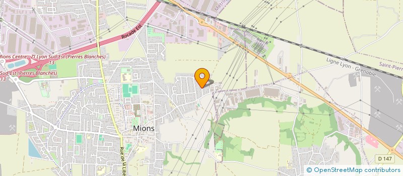 localisation de l'entreprise SCI ELYTEC  MIONS