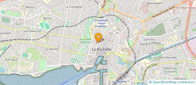 localisation de l'entreprise SCI ELYVIENNE  LA ROCHELLE