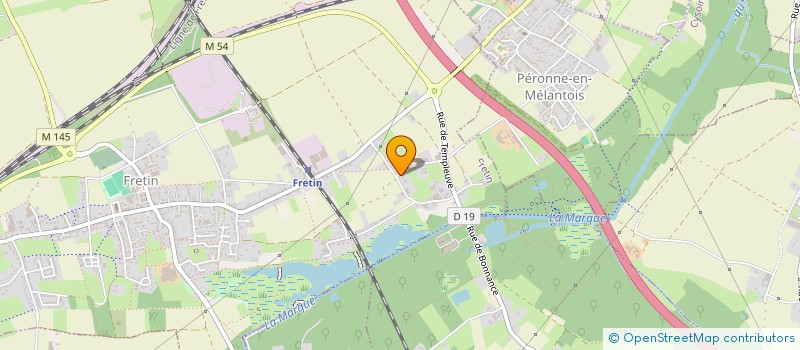 localisation de l'entreprise SCI ELZA à FRETIN