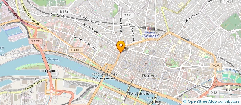 localisation de l'entreprise SCI ELZEVIR à ROUEN