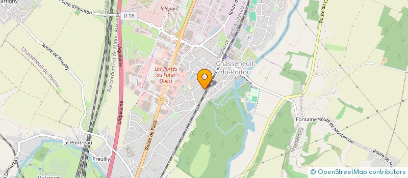 localisation de l'entreprise SCI ELZOLA  CHASSENEUIL-DU-POITOU