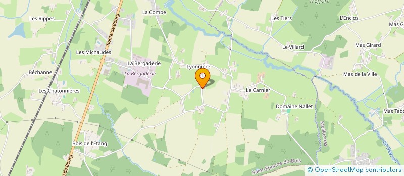 localisation de l'entreprise SCI EM 155  SAINT-ETIENNE-DU-BOIS