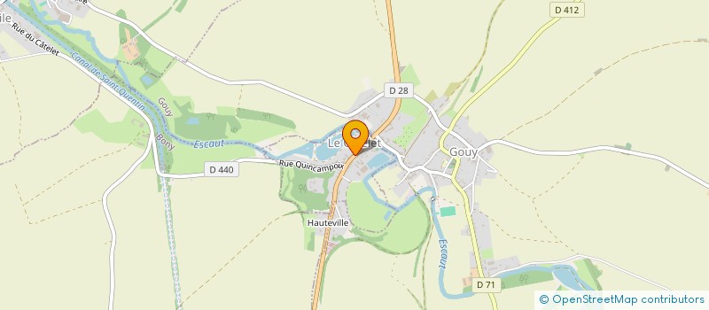 localisation de l'entreprise SCI EM  LE CATELET