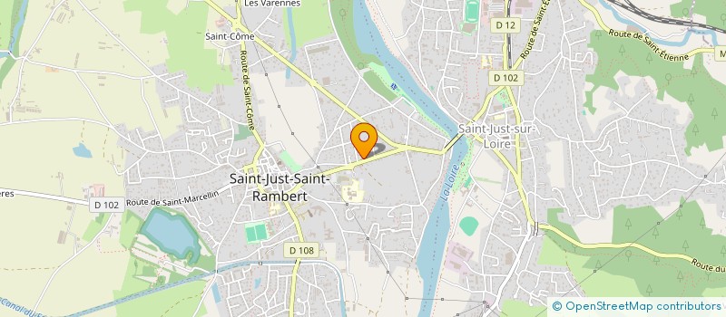 localisation de l'entreprise SCI EM ALEXANDRE 1ER  SAINT-JUST-SAINT-RAMBERT