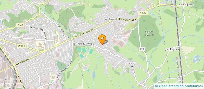 localisation de l'entreprise SCI EM-MA  LE BREUIL