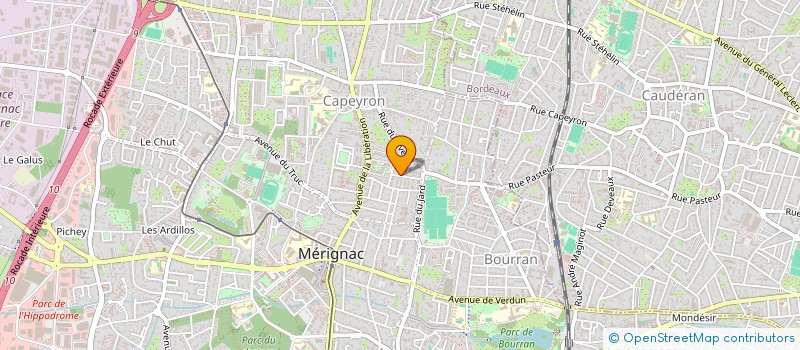 localisation de l'entreprise SCI EM PATRIMOINE  MERIGNAC