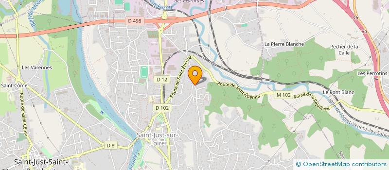 localisation de l'entreprise SCI EM PRO  SAINT-JUST-SAINT-RAMBERT